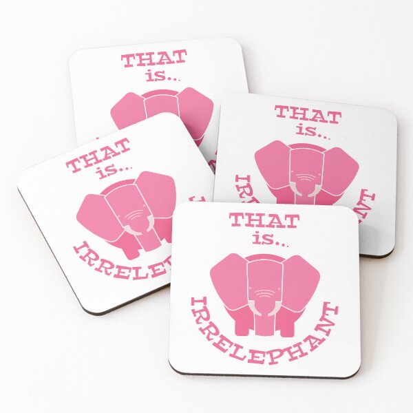 Item preview, Irrelevant Elephant Pun designed and sold by Digital50.