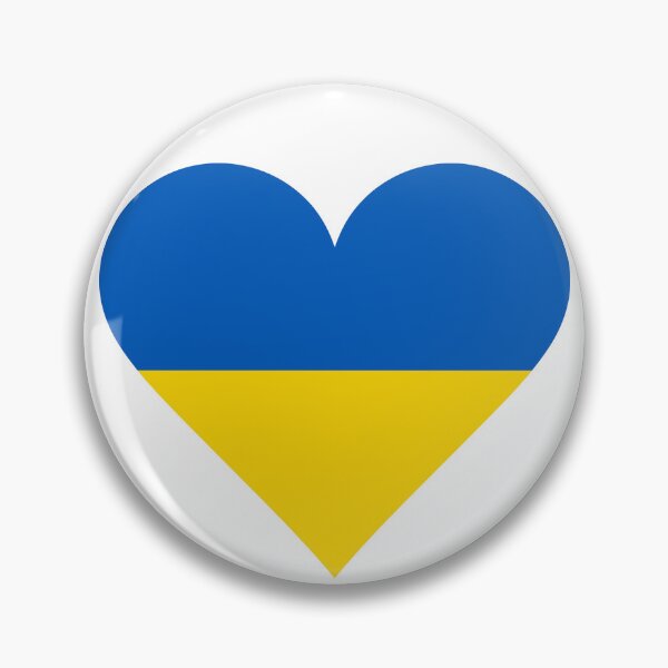 Item preview, Ukraine Heart Flag | I Love Ukraine Patriotic Symbol designed and sold by NTGUILTY.