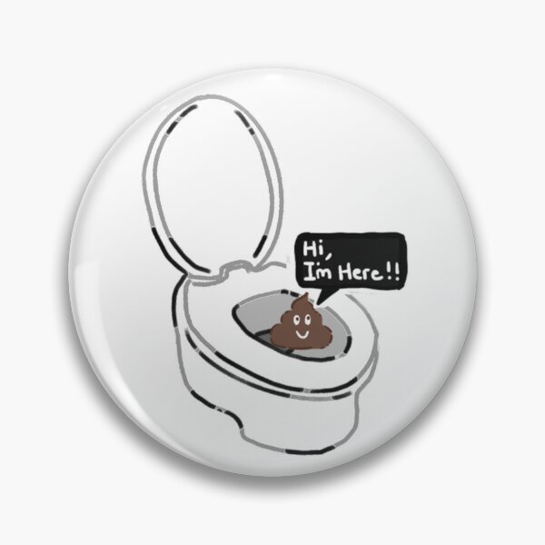 Item preview, poop in toilet designed and sold by LiquidCats.