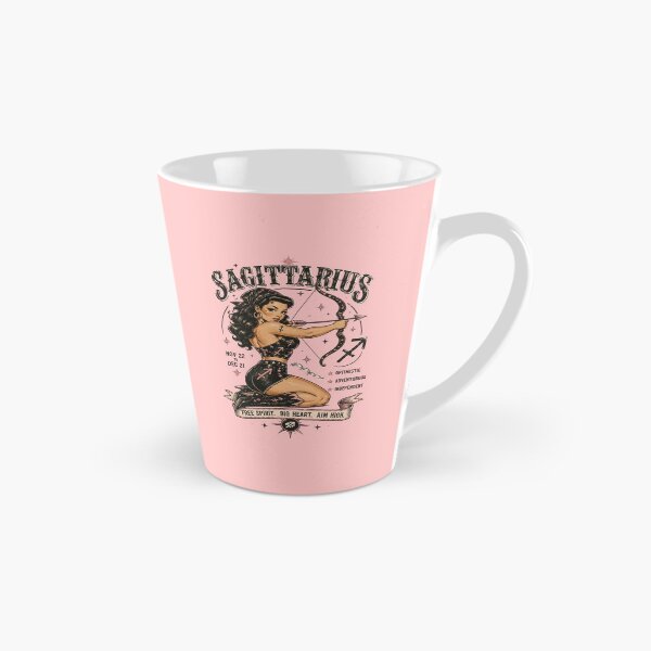 Item preview, Sagittarius Zodiac Archer Pin-Up Design | Vintage Astrology Horoscope Gift for Sagittarius designed and sold by TheStephanieRome.
