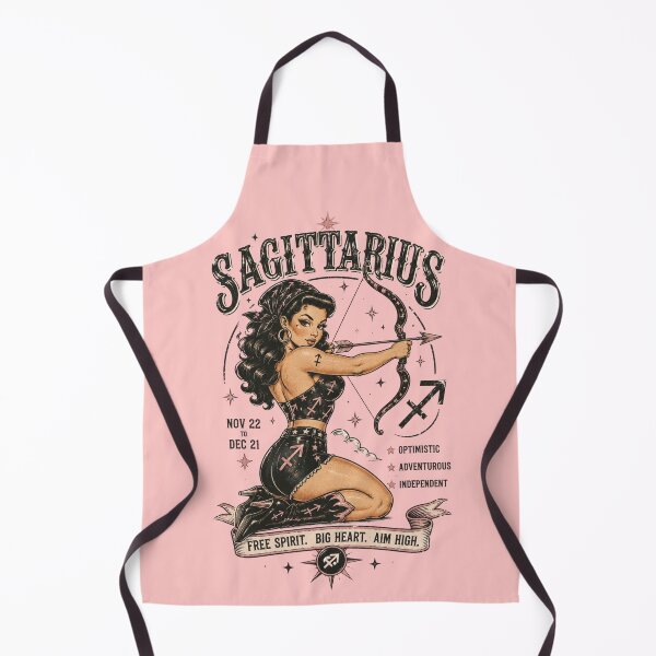 Item preview, Sagittarius Zodiac Archer Pin-Up Design | Vintage Astrology Horoscope Gift for Sagittarius designed and sold by TheStephanieRome.