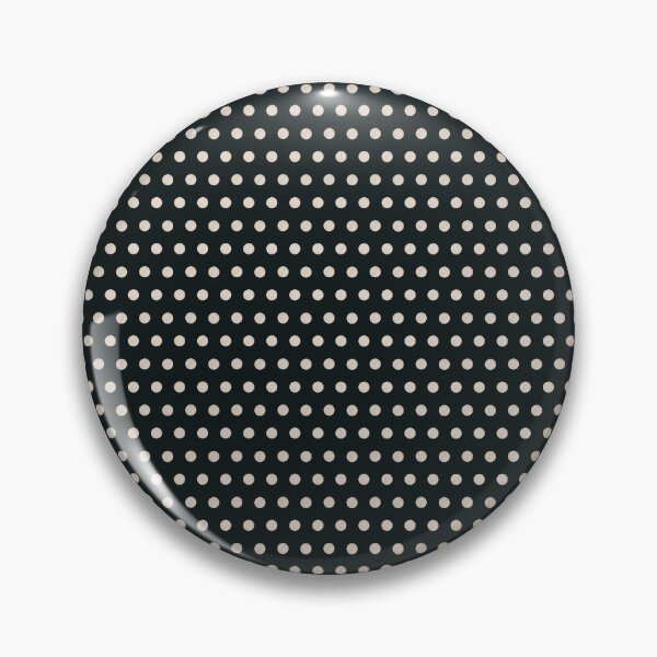 Item preview, Retro Polka Dots Charcoal Black and Cream designed and sold by LoveAlways-AEP.