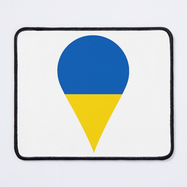 Item preview, Ukraine Flag Location Pin Map Marker | Ukrainian Destination GPS designed and sold by NTGUILTY.