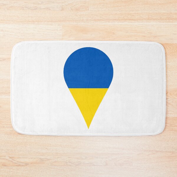 Item preview, Ukraine Flag Location Pin Map Marker | Ukrainian Destination GPS  designed and sold by NTGUILTY.