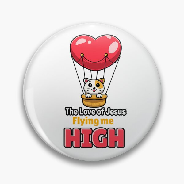 Item preview, The Love of Jesus Keeps Me Flying High designed and sold by KINGDOM GOLD STUDIO.