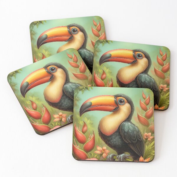 Item preview, Toucan in a Tropical Garden designed and sold by PetsArt.