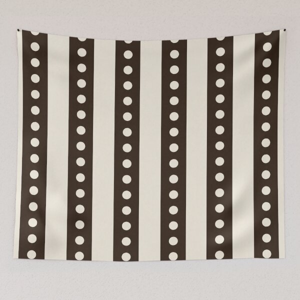 Item preview, Classic Mocha Dot Stripe Pattern designed and sold by Ioanna-Studio.