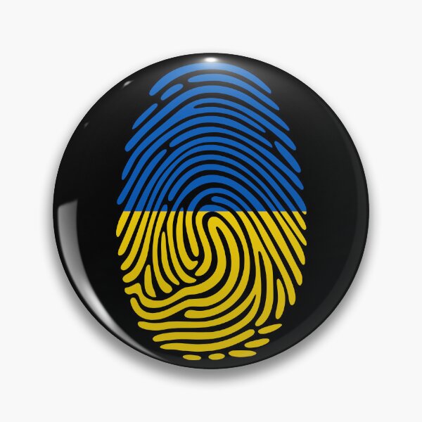 Item preview, Ukraine Flag Fingerprint Identity | Ukrainian DNA Heritage Graphic designed and sold by NTGUILTY.