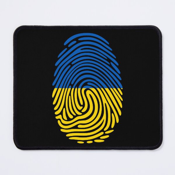 Item preview, Ukraine Flag Fingerprint Identity | Ukrainian DNA Heritage Graphic designed and sold by NTGUILTY.