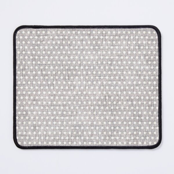Item preview, Vintage Chambray Linen Textured Neutral Taupe Cream Polka Dots designed and sold by LoveAlways-AEP.