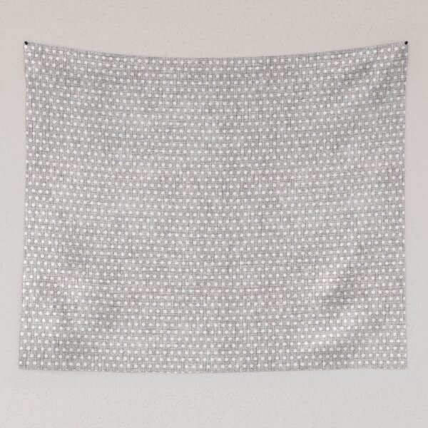 Item preview, Vintage Chambray Linen Textured Neutral Taupe Cream Polka Dots designed and sold by LoveAlways-AEP.