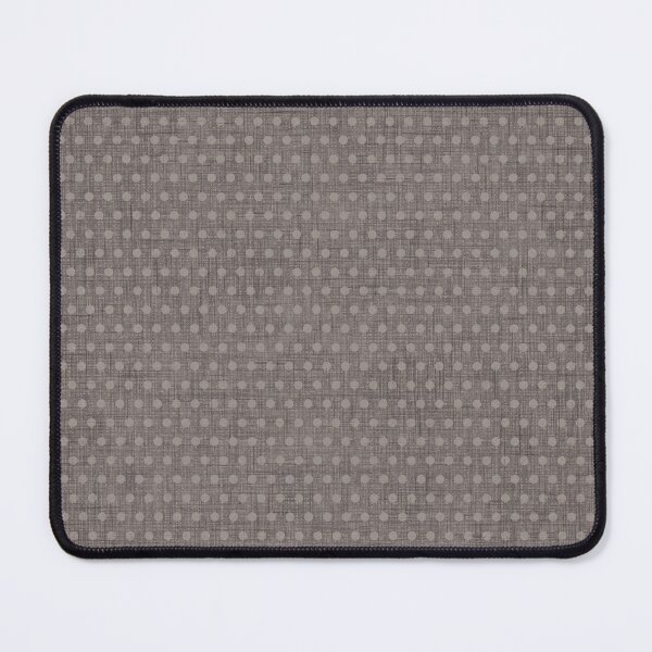 Item preview, Vintage Chambray Linen Textured Neutral Mushroom Taupe Polka Dots designed and sold by LoveAlways-AEP.