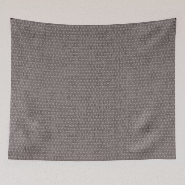 Item preview, Vintage Chambray Linen Textured Neutral Mushroom Taupe Polka Dots designed and sold by LoveAlways-AEP.