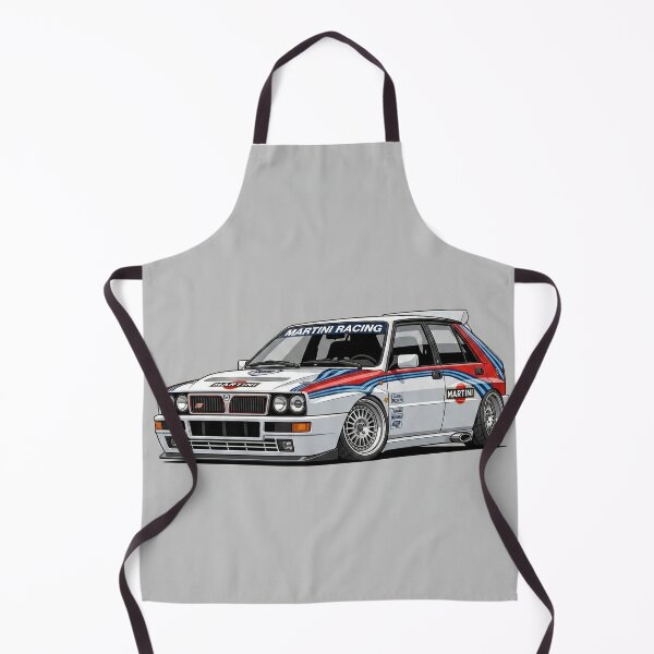 Item preview, Lancia Delta Integrale Martini Racing Classic Rally Stance Illustration Art designed and sold by Motorline44.