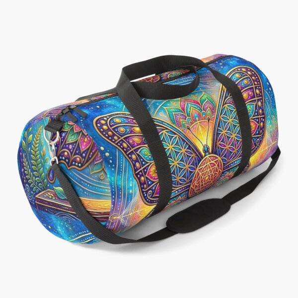 Item preview, Sacred Mandala Butterfly with Flower of Life Spiritual Art designed and sold by Good Vibes .
