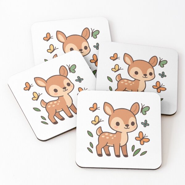 Item preview, Gentle Growth Fawn - Forest Inspiration Sticker designed and sold by foryouandyours.