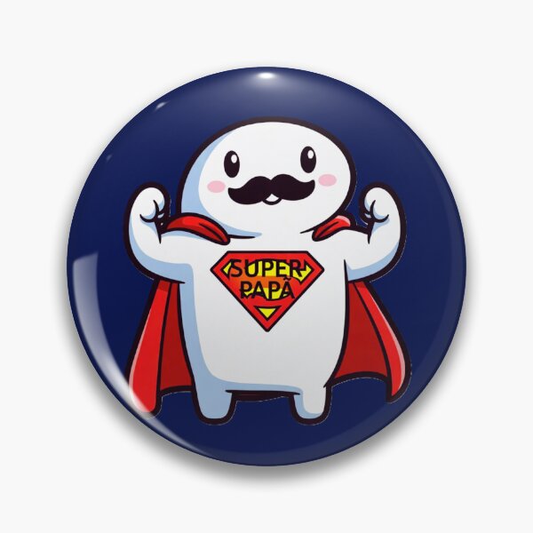 Item preview, Super Dad Cartoon Folk Style designed and sold by GeoandHome.