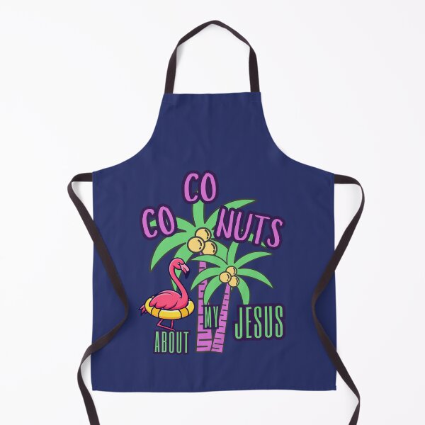 Item preview, Coconuts About My Jesus Tropical Summer Palm Tree Flamingo designed and sold by Forevermore.
