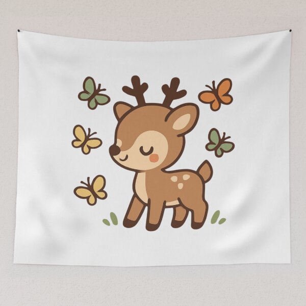 Item preview, Gentle Growth Fawn - Forest Inspiration Sticker designed and sold by foryouandyours.