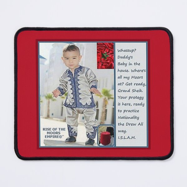 Item preview, Mu’ur (UM) Empire™ al-Benhadiel©™ design, Whassup, red background designed and sold by HardyKnitDesign.