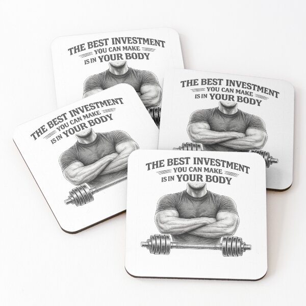 Item preview, The Best Investment Is Your Body designed and sold by IrynaLineArt.
