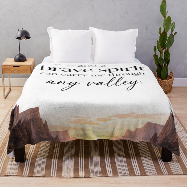 Item preview, A Calm Mind and a Brave Spirit Motivational Quote | Mental Strength Wall Art | Inspirational Mindset Gift designed and sold by LoveNurseries.