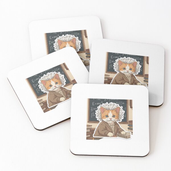 Item preview, Wise, calm, and utterly distinguished — this scholarly cat portrait captures the quiet brilliance of the world's fluffiest thinker. A must-have for cat lovers with a love of science. designed and sold by the-cute-nerd.