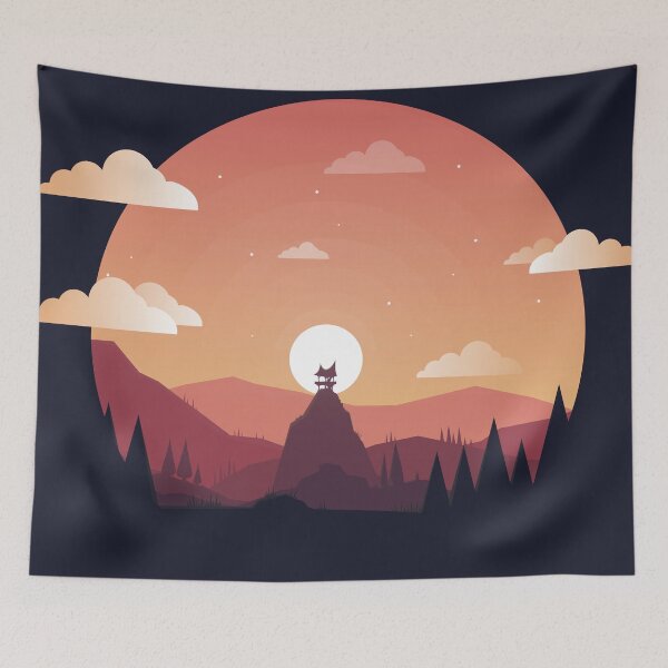 Item preview, Beautiful Forest Landscape at Dusk designed and sold by Spenzant.
