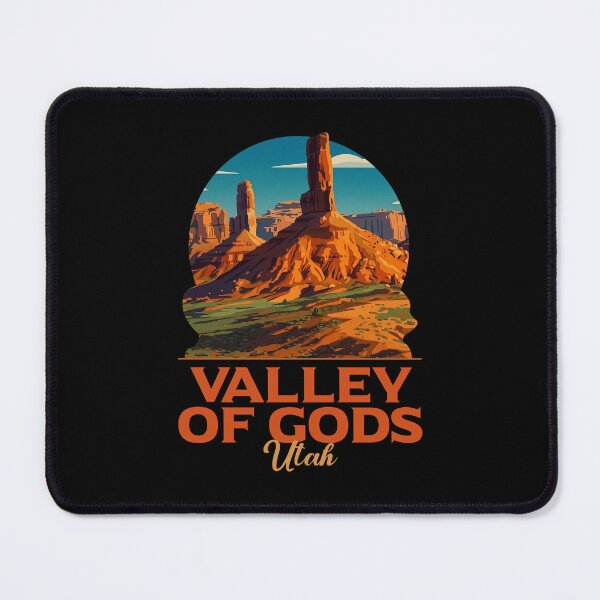 Item preview, Retro Valley of the Gods Red Rock Illustration designed and sold by LinaValearte.