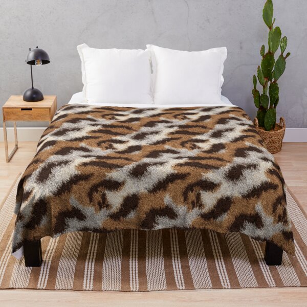 Item preview, Realistic Tri Color Faux Fur Hide Pattern designed and sold by arteresting-art.