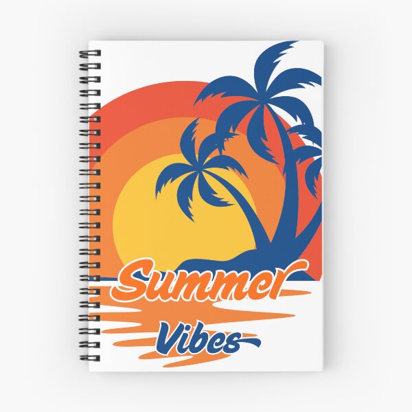 Item preview, Summer Vibes Tropical Sunset Palm Trees Retro Beach Vacation Design designed and sold by LinaDesign Store.