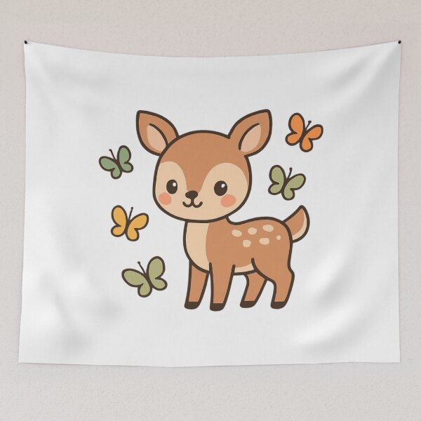 Item preview, Gentle Growth Fawn - Forest Inspiration Sticker designed and sold by foryouandyours.