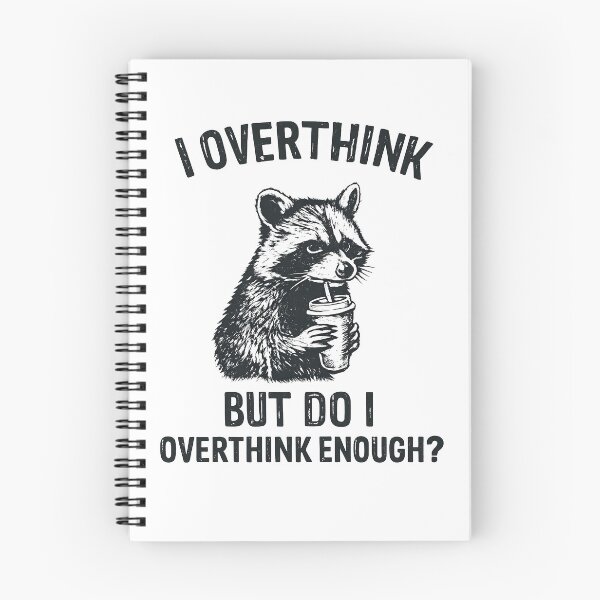 Item preview, Overthinking Raccoon – Funny Raccoon Meme Design designed and sold by Mavriboy.