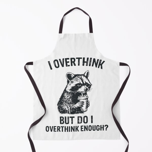 Item preview, Overthinking Raccoon – Funny Raccoon Meme Design designed and sold by Mavriboy.