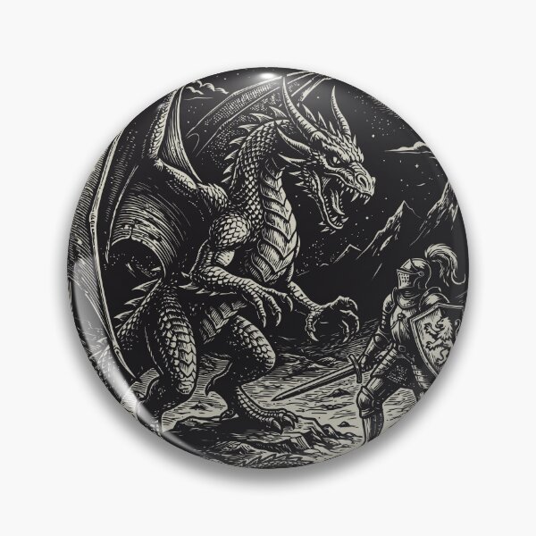 Item preview, Dragon Knight Battle Medieval Beast Dark Fantasy  designed and sold by Y-Vibes.
