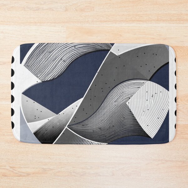 Item preview, 4 part dark age 1.2 black and white geometric abstract design designed and sold by SmashingDeals.