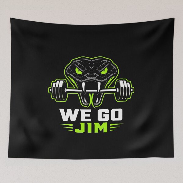 Artikelvorschau, We Go Jim Snake Gym Fitness Motivational entworfen und verkauft von Digistore1221.