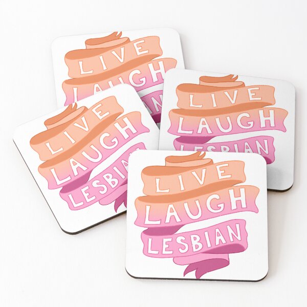 Item preview, Live Laugh Lesbian Logo designed and sold by CassieBones.
