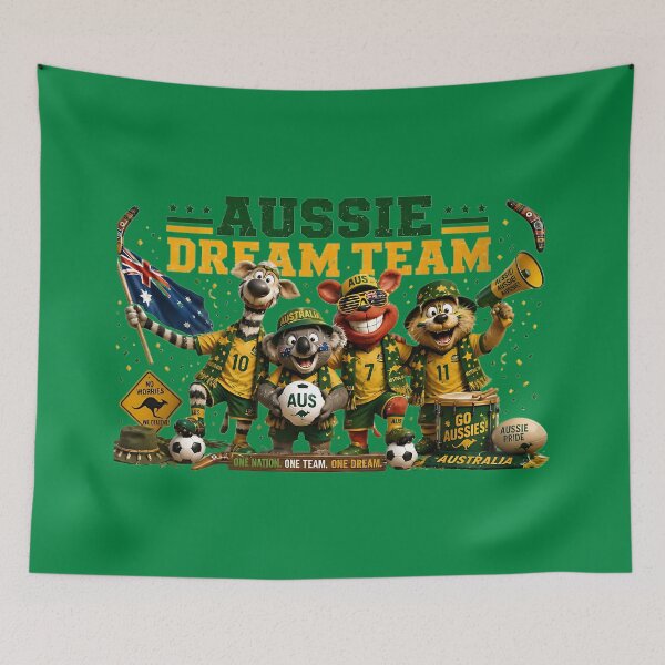 Item preview, Aussie Dream Team Soccer Legends designed and sold by WabiSabiSjak.