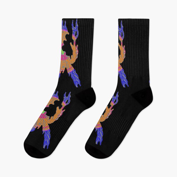 Item preview, Cyber Sigilism Mystic Emblem Psychedelic Orange and Blue Edition designed and sold by Ideniquo.