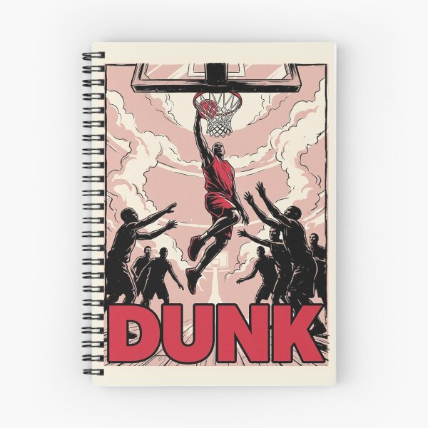 Item preview, The Rim Dunk - Retro Basketball Silkscreen Art designed and sold by DuckOddity.