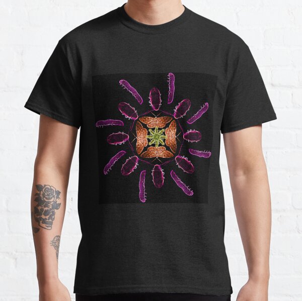 Neon multi bug circle pattern Classic T-Shirt