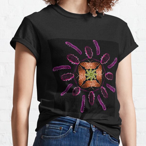 Neon multi bug circle pattern Classic T-Shirt