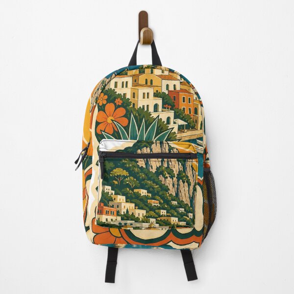 Item preview, Capri Italy Travel Souvenir - Retro Illustration designed and sold by VisualArtsOasis.