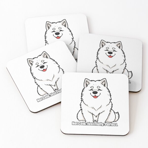 Item preview, Samoyed Sticker - Not Cold Just Fluffy Perfect - Funny Winter Samoyed Owner Gift designed and sold by pawdrops.