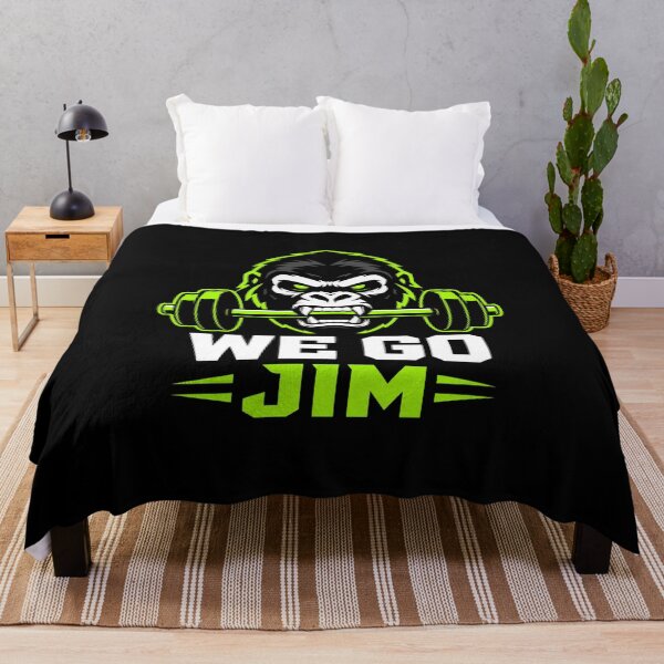 Item preview, We Go Jim Gorilla Fitness Gym Motivation designed and sold by Digistore1221.