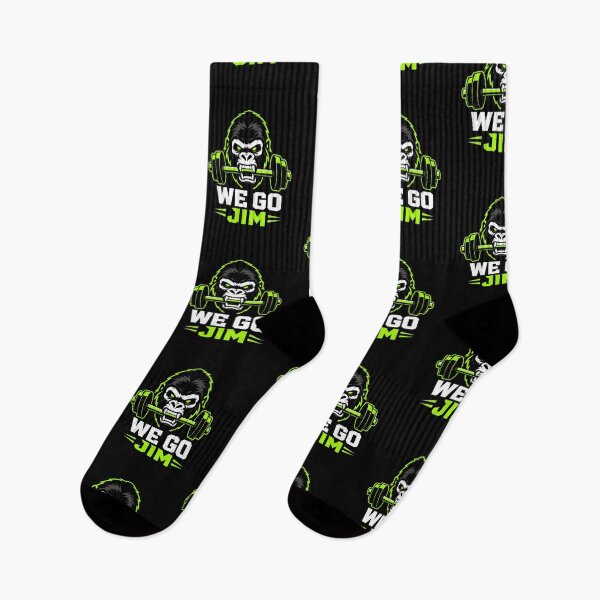 Item preview, We Go Jim Gorilla Fitness Gym Motivation designed and sold by Digistore1221.