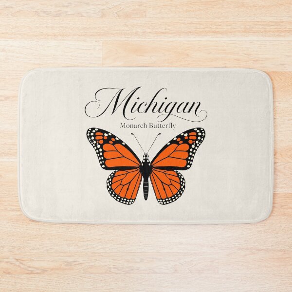 Item preview, Michigan Monarch Butterfly | State Butterfly Retro Nature Art designed and sold by The-Drip-Studio.
