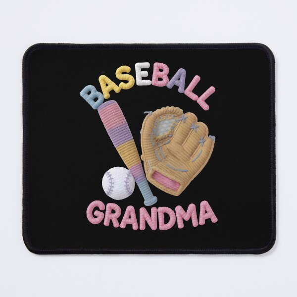 Item preview, Baseball Grandma 3D Puff Print Pastel Sports Graphic designed and sold by Lozarux.