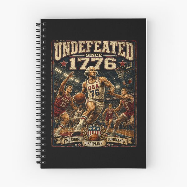 Item preview, Undefeated Since 1776 Basketball George Washington USA Patriot designed and sold by BMLprint ⭐⭐⭐⭐⭐.